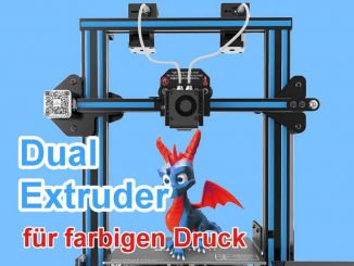 3D FDM FFF Druck Dual Extruder Farbdruck