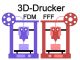 Unterschied 3D Drucker FFF FDM